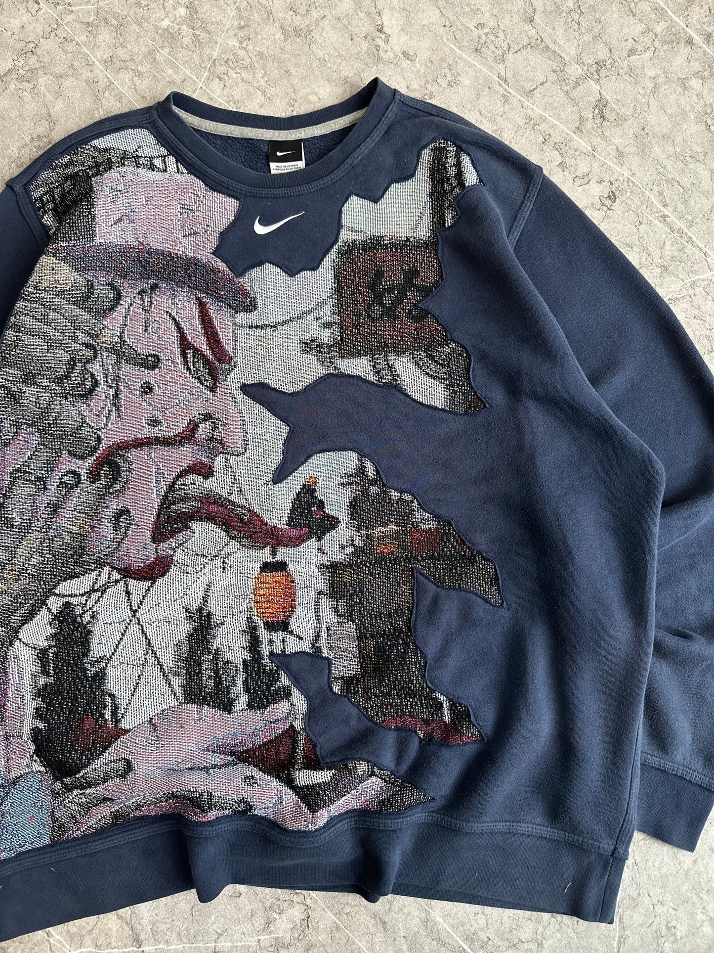 Amegakure Nagato Navy Crewneck