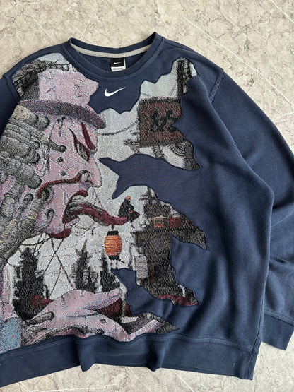 Amegakure Nagato Navy Crewneck