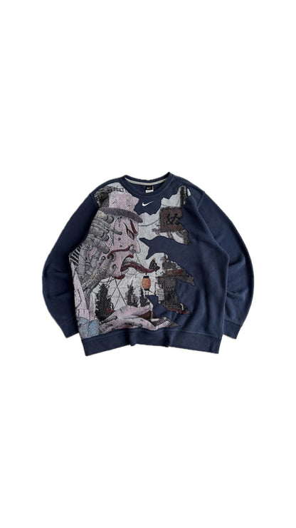 Amegakure Nagato Navy Crewneck
