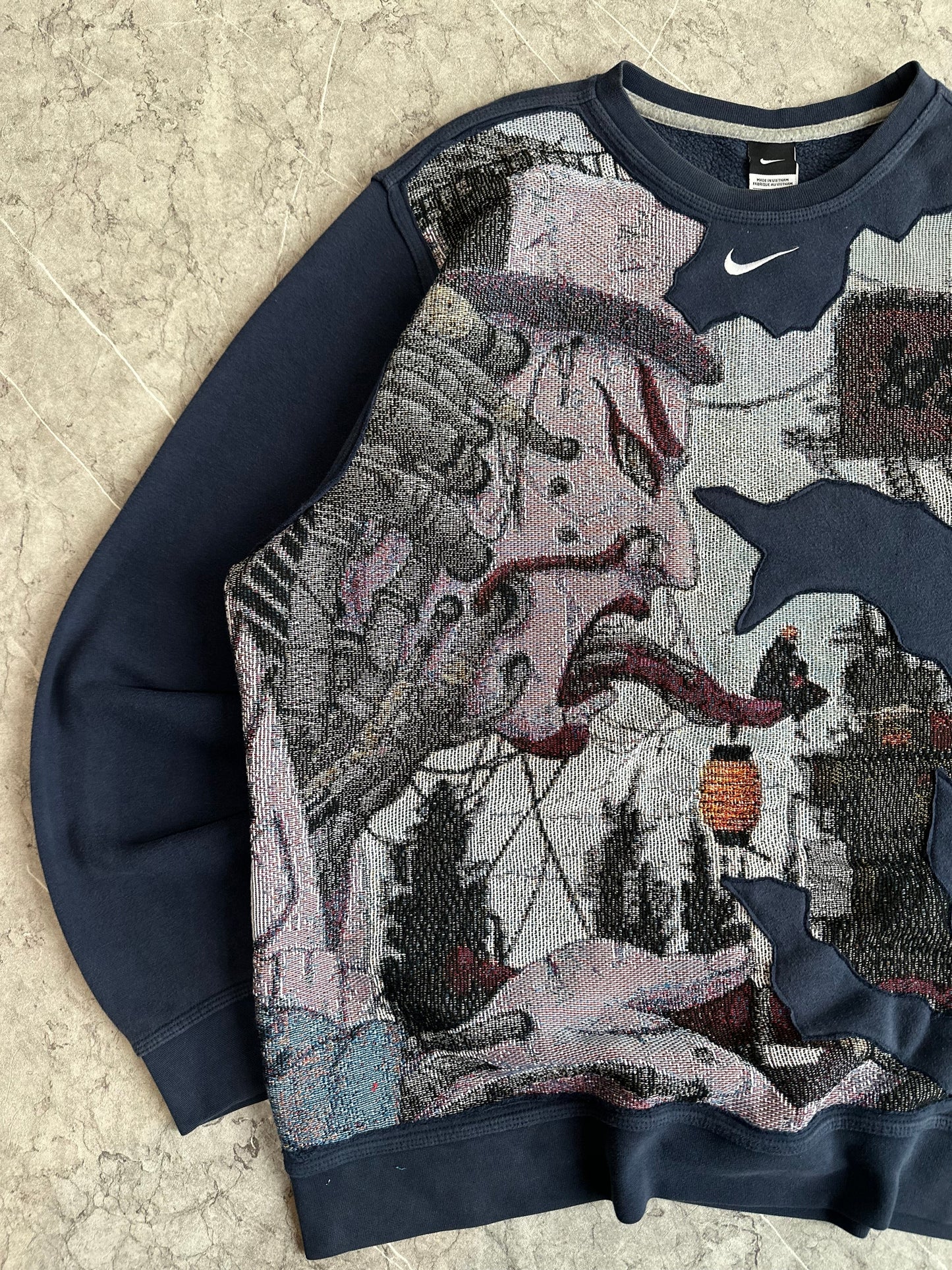 Amegakure Nagato Navy Crewneck
